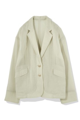 【ティーチ/TEECHI】 エアリーテーラードジャケット人気、トレンドファッション・服の通販 founy(ファニー) ファッション Fashion レディースファッション Fashion for Women アウター Coat / Outerwear Collection レディースジャケット・軽アウター Jackets テーラードジャケット / 通勤・きれいめスタイル Tailored Jackets & Blazers エアリー Airy Texture シアー Sheer, See-Through ジャケット Jacket, Outerwear マニッシュ Mannish, Boyish リュクス Luxury, Elegant, High-End, Chic エレガント 上品 Elegant 夏 Summer |ID:prp329100004514965