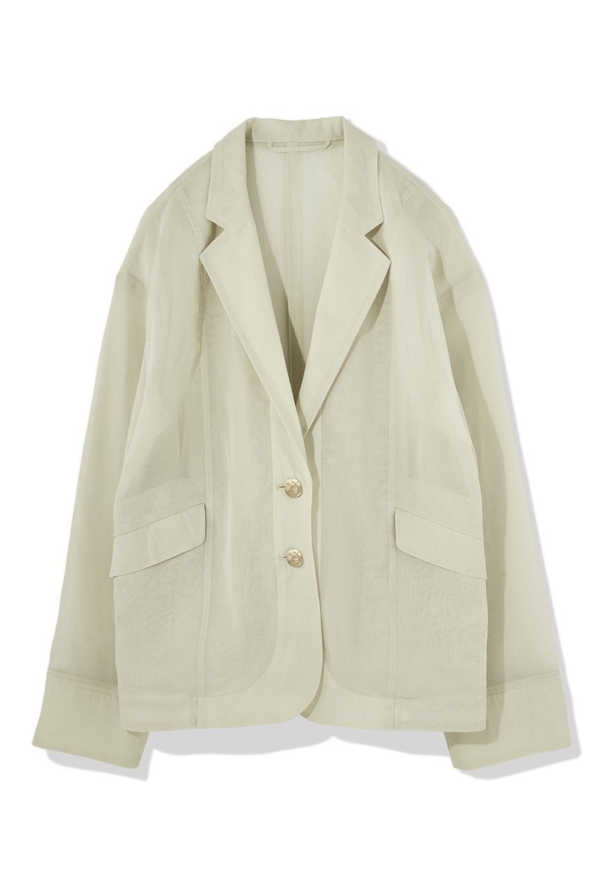 【ティーチ/TEECHI】のエアリーテーラードジャケット 人気、トレンドファッション・服の通販 founy(ファニー) ファッション Fashion レディースファッション Fashion for Women アウター Coat / Outerwear Collection レディースジャケット・軽アウター Jackets テーラードジャケット / 通勤・きれいめスタイル Tailored Jackets & Blazers エアリー Airy Texture シアー Sheer, See-Through ジャケット Jacket, Outerwear マニッシュ Mannish, Boyish リュクス Luxury, Elegant, High-End, Chic エレガント 上品 Elegant 夏 Summer other-1|ID: prp329100004514965 ipo3291000000035488103