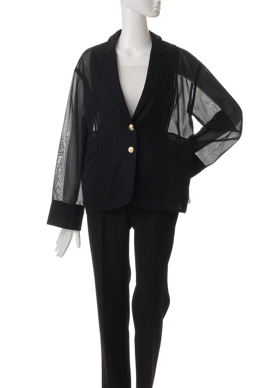 【ティーチ/TEECHI】のエアリーテーラードジャケット 人気、トレンドファッション・服の通販 founy(ファニー) ファッション Fashion レディースファッション Fashion for Women アウター Coat / Outerwear Collection レディースジャケット・軽アウター Jackets テーラードジャケット / 通勤・きれいめスタイル Tailored Jackets & Blazers エアリー Airy Texture シアー Sheer, See-Through ジャケット Jacket, Outerwear マニッシュ Mannish, Boyish リュクス Luxury, Elegant, High-End, Chic エレガント 上品 Elegant 夏 Summer other-2|ID: prp329100004514965 ipo3291000000035488107