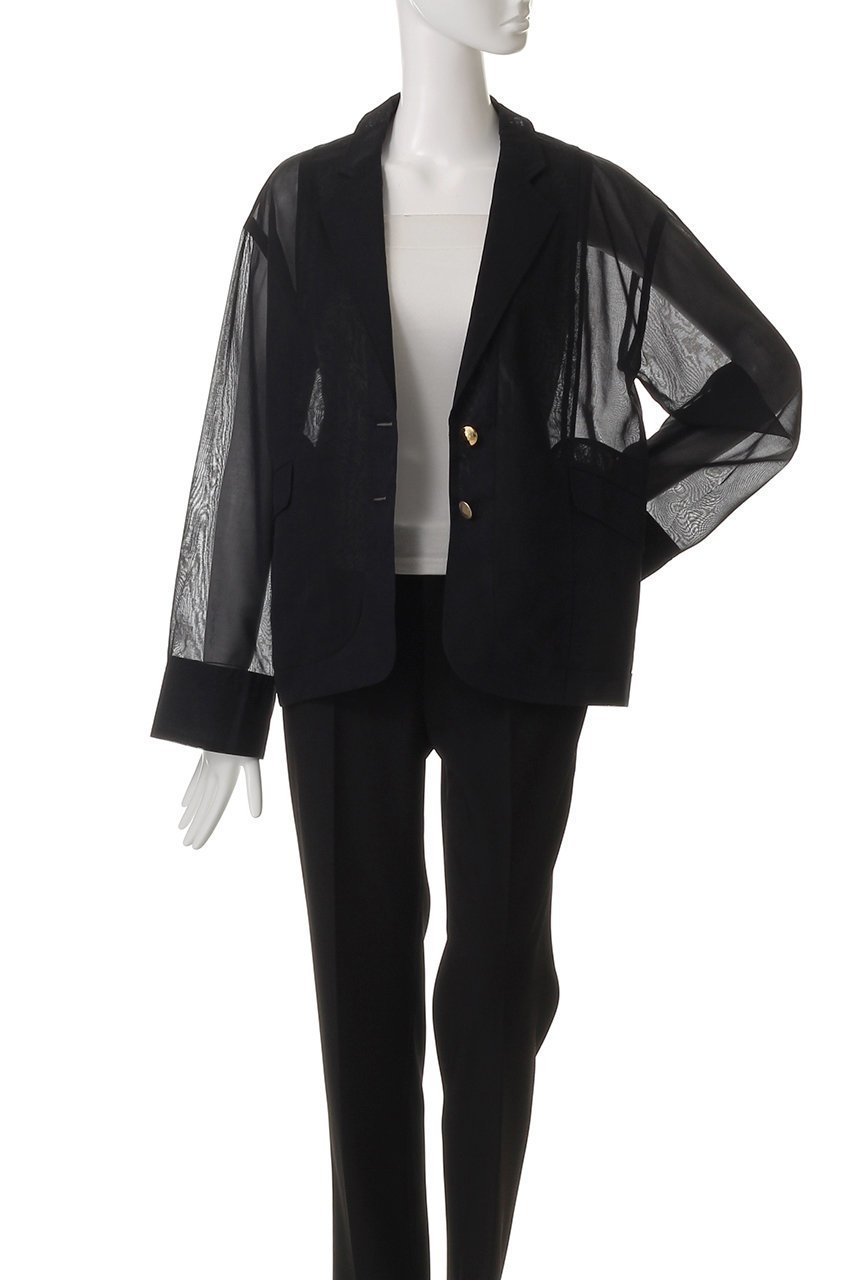 【ティーチ/TEECHI】のエアリーテーラードジャケット 人気、トレンドファッション・服の通販 founy(ファニー) ファッション Fashion レディースファッション Fashion for Women アウター Coat / Outerwear Collection レディースジャケット・軽アウター Jackets テーラードジャケット / 通勤・きれいめスタイル Tailored Jackets & Blazers エアリー Airy Texture シアー Sheer, See-Through ジャケット Jacket, Outerwear マニッシュ Mannish, Boyish リュクス Luxury, Elegant, High-End, Chic エレガント 上品 Elegant 夏 Summer other-6|ID: prp329100004514965 ipo3291000000035488111