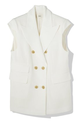 【ティーチ/TEECHI】のピークドラペルノースリーブJK 人気、トレンドファッション・服の通販 founy(ファニー) ファッション Fashion レディースファッション WOMEN アウター Coat Outerwear ジャケット Jackets シンプル Simple ジャケット Jacket スタイリッシュ Stylish ノースリーブ No Sleeve ベスト Vest 夏 Summer NEW・新作・新着・新入荷 New Arrivals 春 Spring S/S・春夏 Ss・Spring/Summer |ID:prp329100004514966