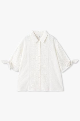 【アールエイチシー ロンハーマン/RHC Ron Herman】 【RHC】カットワークレースシャツ人気、トレンドファッション・服の通販 founy(ファニー) ファッション Fashion レディースファッション WOMEN トップス・カットソー Tops/Tshirt シャツ/ブラウス Shirts/Blouses ショート Short スリーブ Sleeve デニム Denim パッチワーク Patchwork フェミニン Feminine リボン Ribbon ワイド Wide ワーク Work 夏 Summer NEW・新作・新着・新入荷 New Arrivals |ID:prp329100004514967