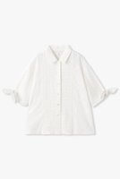 【アールエイチシー ロンハーマン/RHC Ron Herman】の【RHC】カットワークレースシャツ 人気、トレンドファッション・服の通販 founy(ファニー) ファッション Fashion レディースファッション WOMEN トップス・カットソー Tops/Tshirt シャツ/ブラウス Shirts/Blouses ショート Short スリーブ Sleeve デニム Denim パッチワーク Patchwork フェミニン Feminine リボン Ribbon ワイド Wide ワーク Work 夏 Summer |ID:prp329100004514967
