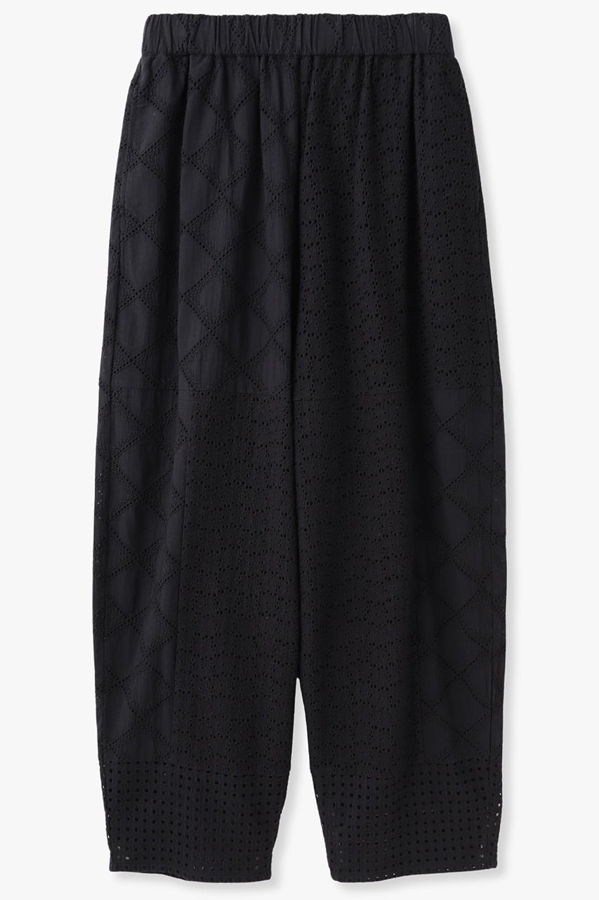【アールエイチシー ロンハーマン/RHC Ron Herman】の【RHC】カットワークレースパンツ インテリア・キッズ・メンズ・レディースファッション・服の通販 founy(ファニー) 　ファッション　Fashion　レディースファッション　WOMEN　パンツ　Pants　シンプル　Simple　バランス　Balance　バルーン　Balloon　パッチワーク　Patchwork　フォルム　Form　リゾート　Resort　リラックス　Relax　ワーク　Work　夏　Summer　NEW・新作・新着・新入荷　New Arrivals　ブラック|ID: prp329100004514968 ipo3291000000031900603