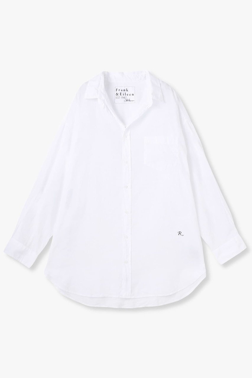 【アールエイチシー ロンハーマン/RHC Ron Herman】の【RHC別注】【FRANK&EILEEN】MACKENZIE ビッグシャツ 人気、トレンドファッション・服の通販 founy(ファニー) 　ファッション　Fashion　レディースファッション　WOMEN　トップス・カットソー　Tops/Tshirt　シャツ/ブラウス　Shirts/Blouses　スリーブ　Sleeve　ダブル　Double　ビッグ　Big　プリント　Print　リラックス　Relax　ロング　Long　別注　Special Order　NEW・新作・新着・新入荷　New Arrivals　 other-1|ID: prp329100004514969 ipo3291000000031900606