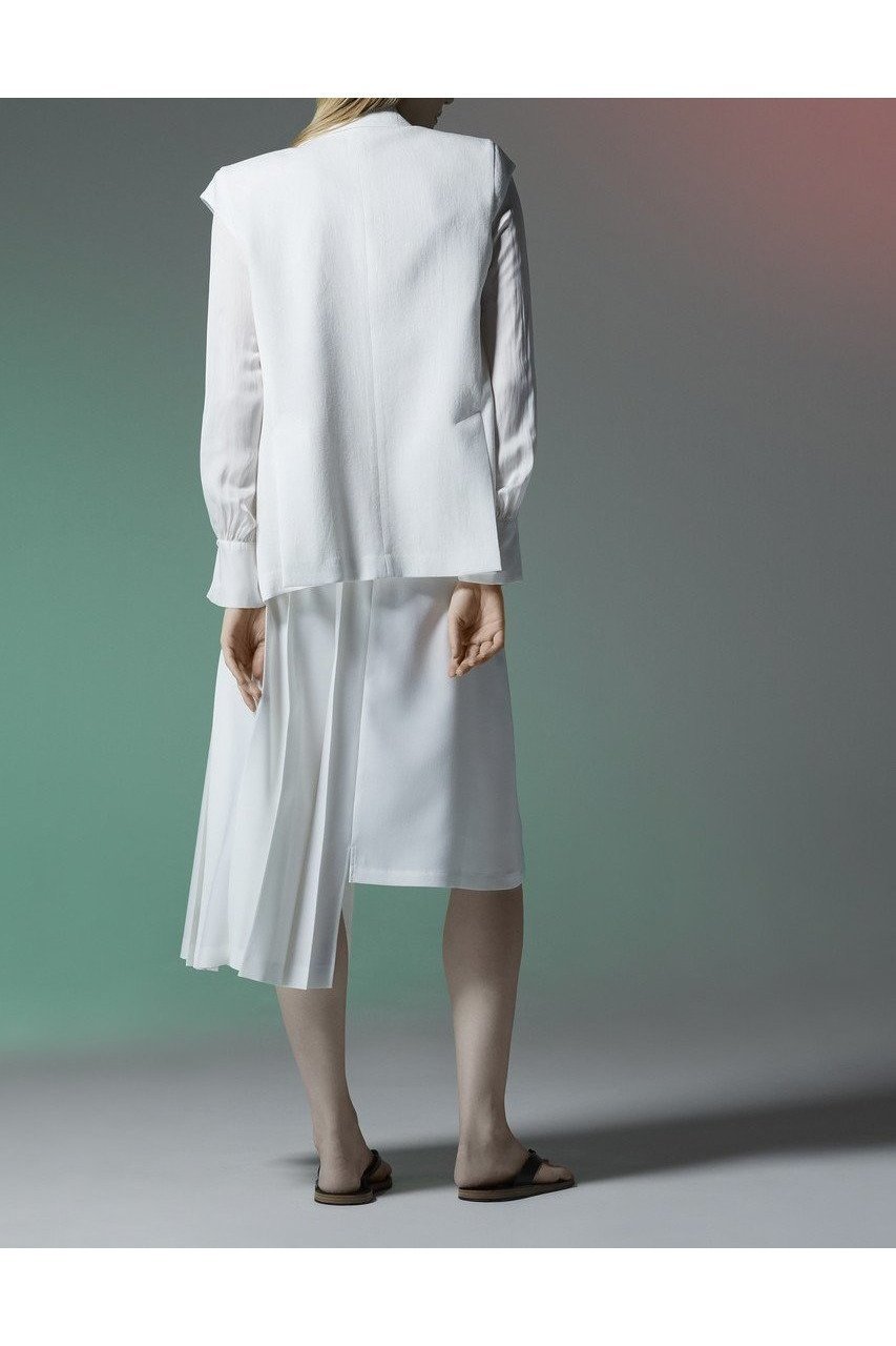 【ティーチ/TEECHI】のバイカラーリボンブラウス 人気、トレンドファッション・服の通販 founy(ファニー) 　ファッション　Fashion　レディースファッション　WOMEN　トップス・カットソー　Tops/Tshirt　シャツ/ブラウス　Shirts/Blouses　カフス　Cuffs　ギャザー　Gather　スリーブ　Sleeve　ファブリック　Fabric　フロント　Front　リボン　Ribbon　ロング　Long　エレガント 上品　Elegant　NEW・新作・新着・新入荷　New Arrivals　other-8|ID: prp329100004514973 ipo3291000000031900651