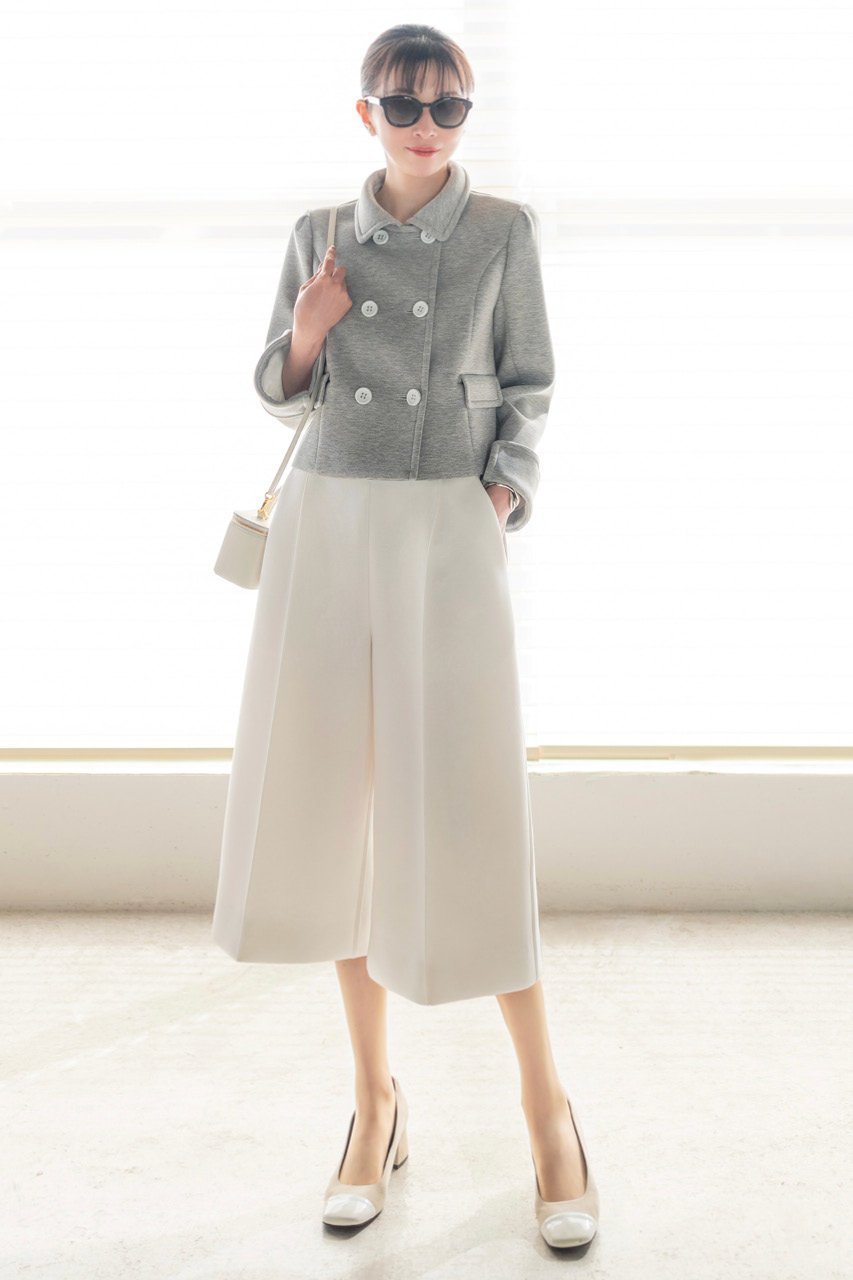 【デイジーリン/DAISY LIN】のミルフィーユ スウェット Elegant Jersey Pants 人気、トレンドファッション・服の通販 founy(ファニー) 　ファッション　Fashion　レディースファッション　Fashion for Women　パンツ　Pants & Trousers　ウォッシャブル　Machine Washable　クロップド　Cropped, Short Length　スウェット / スエット　Sweatshirt, Sweatwear　ストレッチ　Stretch, Stretchy Fabric　センター　Center, Center Line　定番　Standard, Basic Item　フィット　Fit, Slim Fit　エレガント 上品　Elegant　other-3|ID: prp329100004514976 ipo3291000000032964761