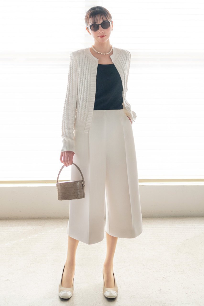【デイジーリン/DAISY LIN】のミルフィーユ スウェット Elegant Jersey Pants 人気、トレンドファッション・服の通販 founy(ファニー) 　ファッション　Fashion　レディースファッション　Fashion for Women　パンツ　Pants & Trousers　ウォッシャブル　Machine Washable　クロップド　Cropped, Short Length　スウェット / スエット　Sweatshirt, Sweatwear　ストレッチ　Stretch, Stretchy Fabric　センター　Center, Center Line　定番　Standard, Basic Item　フィット　Fit, Slim Fit　エレガント 上品　Elegant　other-4|ID: prp329100004514976 ipo3291000000032964764