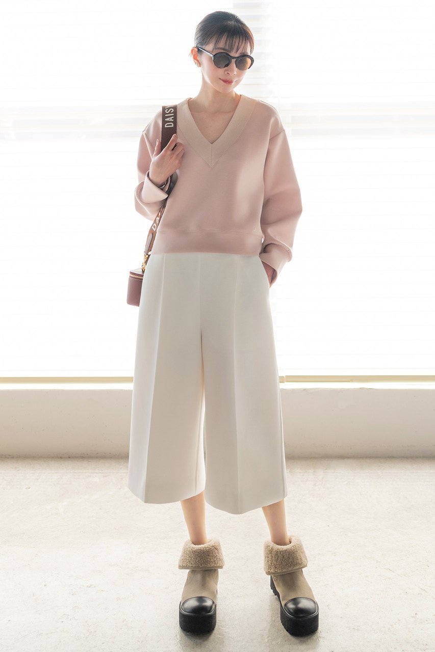 【デイジーリン/DAISY LIN】のミルフィーユ スウェット Elegant Jersey Pants 人気、トレンドファッション・服の通販 founy(ファニー) 　ファッション　Fashion　レディースファッション　Fashion for Women　パンツ　Pants & Trousers　ウォッシャブル　Machine Washable　クロップド　Cropped, Short Length　スウェット / スエット　Sweatshirt, Sweatwear　ストレッチ　Stretch, Stretchy Fabric　センター　Center, Center Line　定番　Standard, Basic Item　フィット　Fit, Slim Fit　エレガント 上品　Elegant　other-5|ID: prp329100004514976 ipo3291000000032964768
