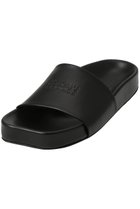 【エムエム6 メゾン マルタン マルジェラ/MM6 Maison Martin Margiela】のナンバリング ロゴ 厚底フラットサンダル ブラック|ID:prp329100004514978