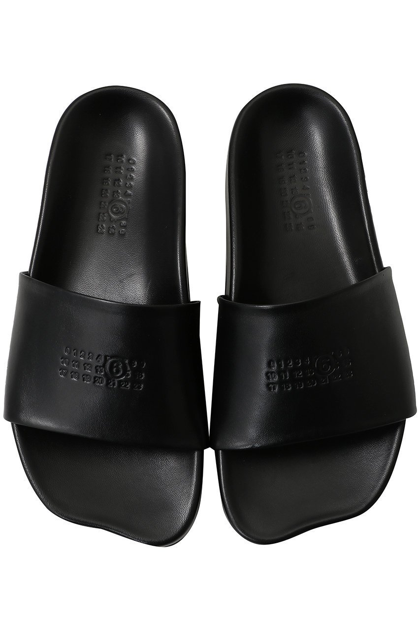 【エムエム6 メゾン マルタン マルジェラ/MM6 Maison Martin Margiela】のナンバリング ロゴ 厚底フラットサンダル 人気、トレンドファッション・服の通販 founy(ファニー) 　ファッション　Fashion　レディースファッション　WOMEN　サンダル　Sandals　フラット　Flat　厚底　Platforms　NEW・新作・新着・新入荷　New Arrivals　other-4|ID: prp329100004514978 ipo3291000000031900687