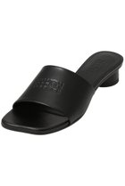 【エムエム6 メゾン マルタン マルジェラ/MM6 Maison Martin Margiela】のナンバリング ロゴ ヒールサンダル ブラック|ID:prp329100004514979