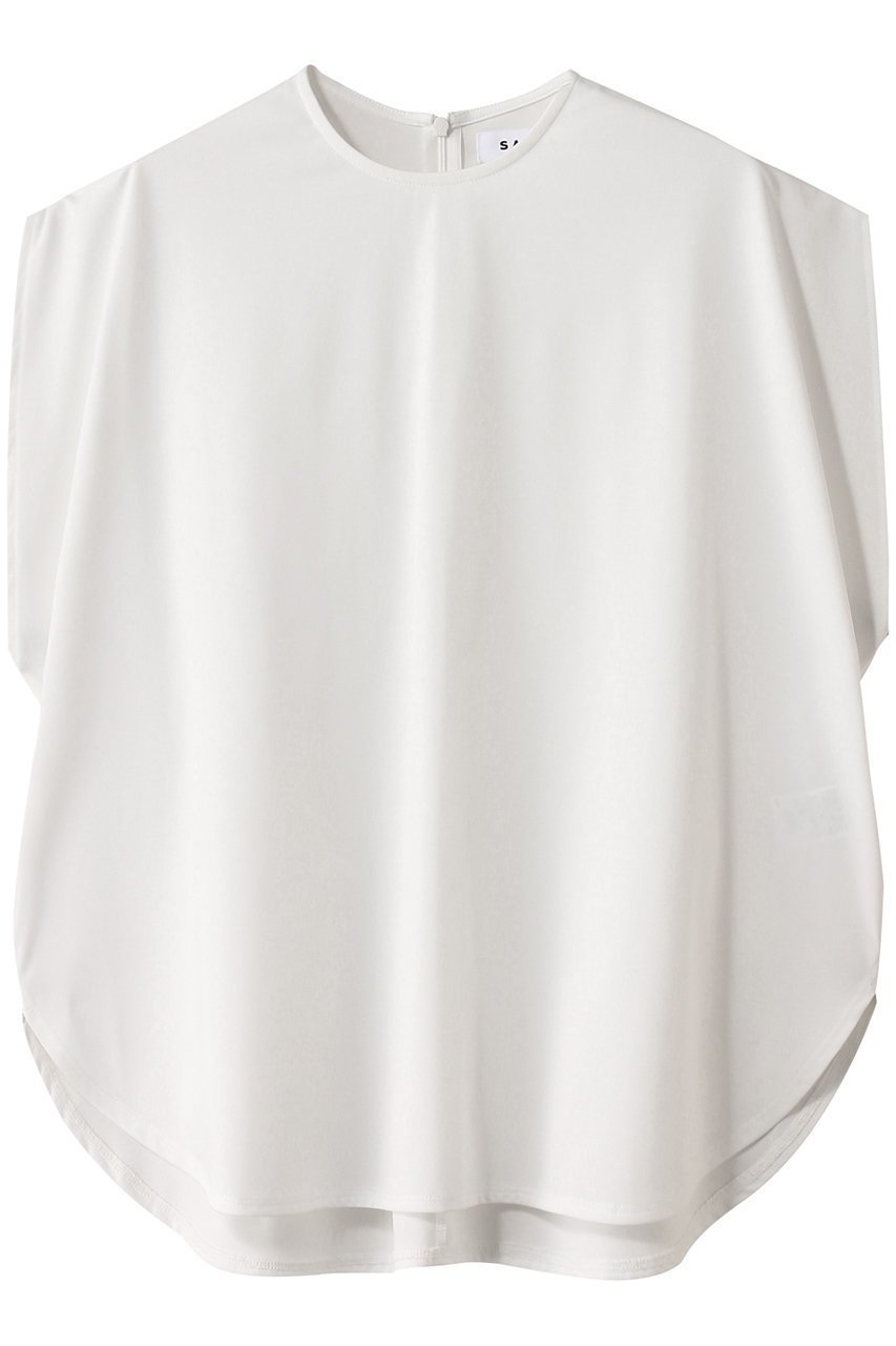 【サクラ/SACRA】のハイゲージクロスプルオーバー 人気、トレンドファッション・服の通販 founy(ファニー) 　ファッション　Fashion　レディースファッション　WOMEN　トップス・カットソー　Tops/Tshirt　シャツ/ブラウス　Shirts/Blouses　ロング / Tシャツ　T-Shirts　プルオーバー　Pullover　カットソー　Cut and Sewn　なめらか　Smooth　ショート　Short　シンプル　Simple　スリーブ　Sleeve　ノースリーブ　No Sleeve　フォルム　Form　ワイド　Wide　定番　Standard　NEW・新作・新着・新入荷　New Arrivals　 other-1|ID: prp329100004514984 ipo3291000000031900717