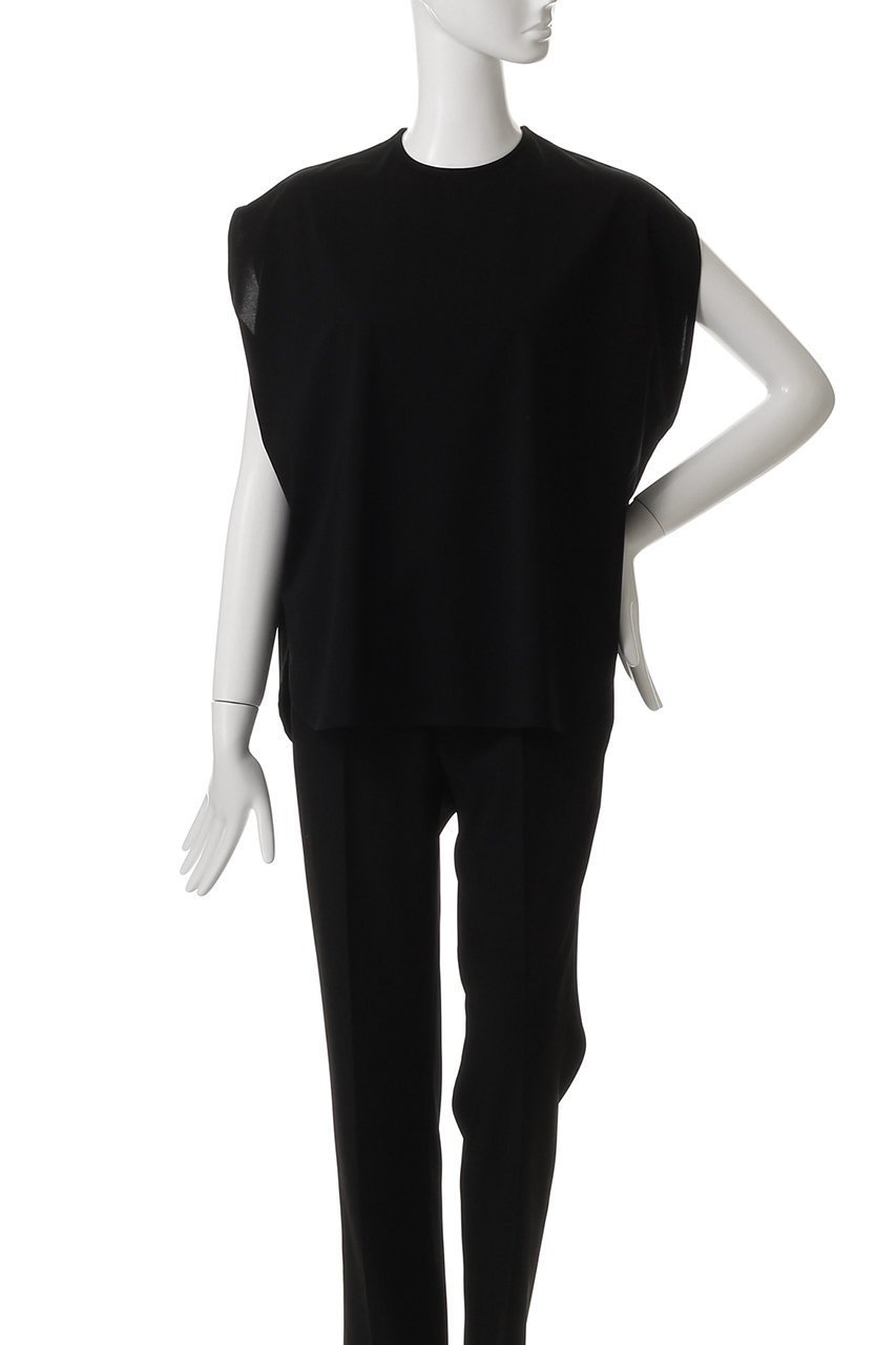 【サクラ/SACRA】のハイゲージクロスプルオーバー 人気、トレンドファッション・服の通販 founy(ファニー) 　ファッション　Fashion　レディースファッション　WOMEN　トップス・カットソー　Tops/Tshirt　シャツ/ブラウス　Shirts/Blouses　ロング / Tシャツ　T-Shirts　プルオーバー　Pullover　カットソー　Cut and Sewn　なめらか　Smooth　ショート　Short　シンプル　Simple　スリーブ　Sleeve　ノースリーブ　No Sleeve　フォルム　Form　ワイド　Wide　定番　Standard　NEW・新作・新着・新入荷　New Arrivals　other-2|ID: prp329100004514984 ipo3291000000031900720