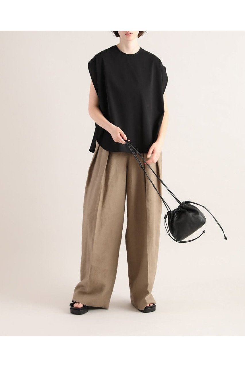 【サクラ/SACRA】のハイゲージクロスプルオーバー 人気、トレンドファッション・服の通販 founy(ファニー) 　ファッション　Fashion　レディースファッション　WOMEN　トップス・カットソー　Tops/Tshirt　シャツ/ブラウス　Shirts/Blouses　ロング / Tシャツ　T-Shirts　プルオーバー　Pullover　カットソー　Cut and Sewn　なめらか　Smooth　ショート　Short　シンプル　Simple　スリーブ　Sleeve　ノースリーブ　No Sleeve　フォルム　Form　ワイド　Wide　定番　Standard　NEW・新作・新着・新入荷　New Arrivals　other-7|ID: prp329100004514984 ipo3291000000031900725