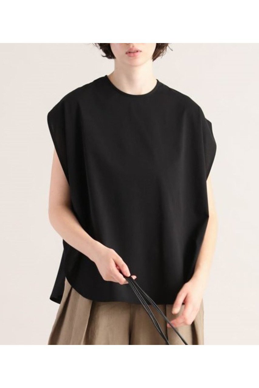 【サクラ/SACRA】のハイゲージクロスプルオーバー 人気、トレンドファッション・服の通販 founy(ファニー) 　ファッション　Fashion　レディースファッション　WOMEN　トップス・カットソー　Tops/Tshirt　シャツ/ブラウス　Shirts/Blouses　ロング / Tシャツ　T-Shirts　プルオーバー　Pullover　カットソー　Cut and Sewn　なめらか　Smooth　ショート　Short　シンプル　Simple　スリーブ　Sleeve　ノースリーブ　No Sleeve　フォルム　Form　ワイド　Wide　定番　Standard　NEW・新作・新着・新入荷　New Arrivals　other-8|ID: prp329100004514984 ipo3291000000031900726