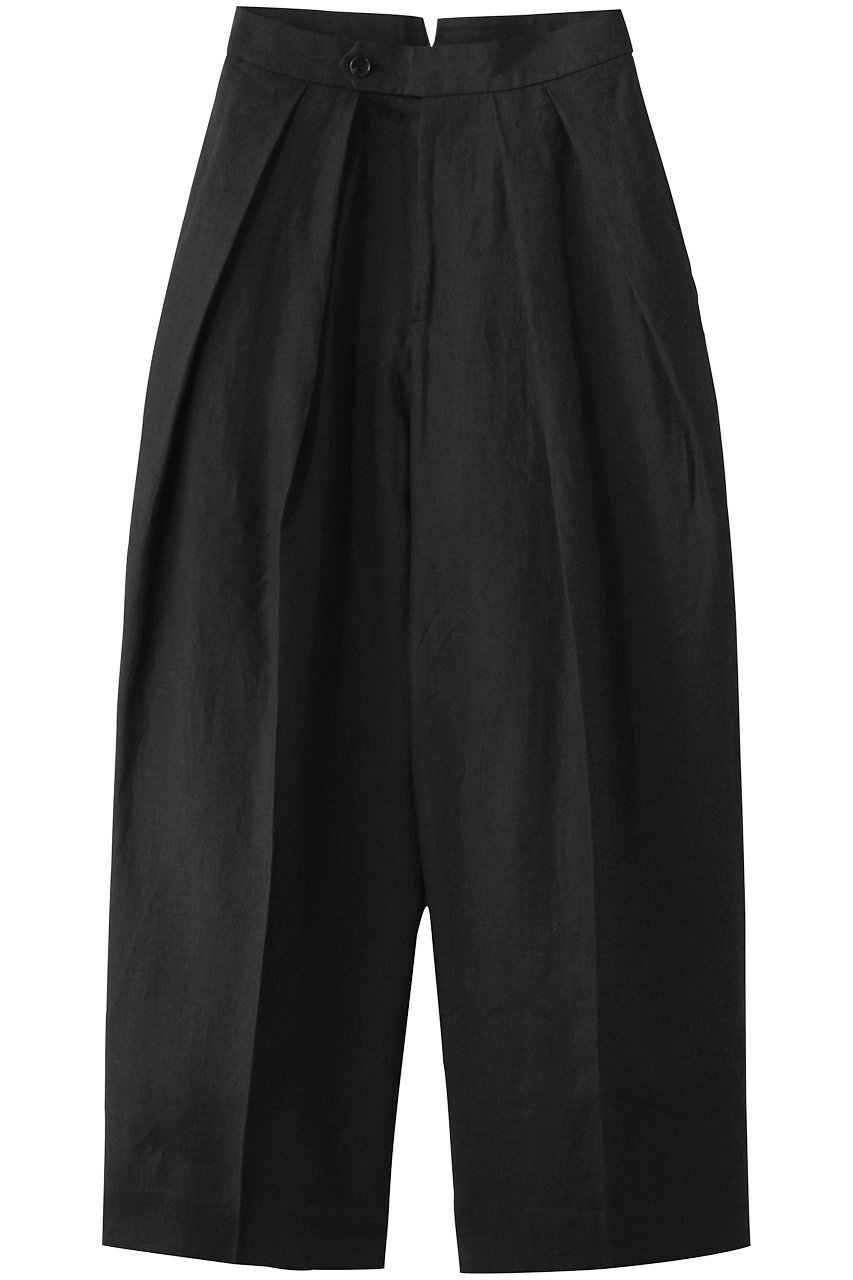【サクラ/SACRA】のスペリオルベルギーリネンパンツ インテリア・キッズ・メンズ・レディースファッション・服の通販 founy(ファニー) 　ファッション　Fashion　レディースファッション　WOMEN　パンツ　Pants　セットアップ　Set Up　リネン　Linen　ロング　Long　ワイド　Wide　NEW・新作・新着・新入荷　New Arrivals　ブラック|ID: prp329100004514986 ipo3291000000031900738