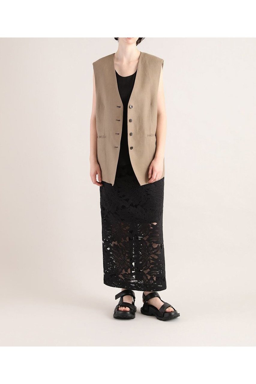 【サクラ/SACRA】のリーフラッセルレーススカート 人気、トレンドファッション・服の通販 founy(ファニー) 　ファッション　Fashion　レディースファッション　WOMEN　スカート　Skirt　ロングスカート　Long Skirt　おすすめ　Recommend　シアー　Sheer　セットアップ　Set Up　バランス　Balance　フェミニン　Feminine　モチーフ　Motif　ラッセル　Russell　リュクス　Luxe　リーフ　Leaf　レース　Race　ロング　Long　エレガント 上品　Elegant　夏　Summer　NEW・新作・新着・新入荷　New Arrivals　春　Spring　S/S・春夏　Ss・Spring/Summer　other-8|ID: prp329100004514987 ipo3291000000031900755