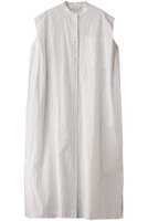 【サクラ/SACRA】のハイカウントコットンタンブルノースリーブシャツワンピース 人気、トレンドファッション・服の通販 founy(ファニー) ファッション Fashion レディースファッション WOMEN ワンピース Dress シャツワンピース Shirt Dresses チュニック Tunic ストライプ Stripe チュニック Tunic ノースリーブ No Sleeve ロング Long 夏 Summer NEW・新作・新着・新入荷 New Arrivals 春 Spring S/S・春夏 Ss・Spring/Summer |ID:prp329100004514988