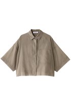 【サクラ/SACRA】のプレミアムシルクコットンショートシャツ ベージュ|ID:prp329100004514990