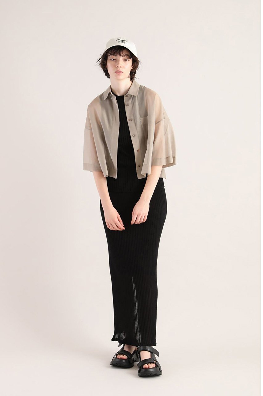 【サクラ/SACRA】のプレミアムシルクコットンショートシャツ 人気、トレンドファッション・服の通販 founy(ファニー) 　ファッション　Fashion　レディースファッション　Fashion for Women　トップス・カットソー　Cut & Sew Tops　シャツ・ブラウス・オフィスカジュアル　Elegant Blouses & Button-Ups　イタリア　Italy　シアー　Sheer, See-Through　ショート　Short, Short Length　シルク　Silk, 100% Silk　スリーブ　Sleeve, Long Sleeve / Short Sleeve　ハーフ　Half, Half-Length　バランス　Balance, Style Balance　エレガント 上品　Elegant　other-6|ID: prp329100004514990 ipo3291000000032695092