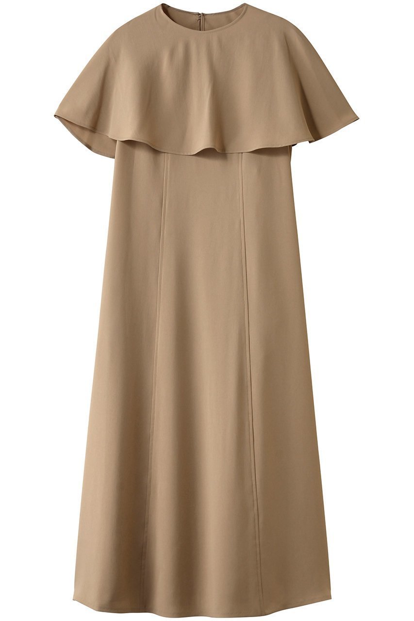 【マルティニーク/martinique】のボレロワンピース インテリア・キッズ・メンズ・レディースファッション・服の通販 founy(ファニー) 　ファッション　Fashion　レディースファッション　Fashion for Women　アウター　Coat / Outerwear Collection　ボレロ・ショート丈ジャケット / ドレス羽織りに　Boleros & Short Jackets　ワンピース　Dresses　チュニック　Tunic Tops & Dresses　チュニック　Tunic, Long Top　ドレープ　Drape, Draping Fabric　ファブリック　Fabric, Textile　フォーマル　Formal, Dressy　ボレロ　Bolero, Short Cardigan　ロング　Long, Long-Length　ベージュ|ID: prp329100004514996 ipo3291000000035041493