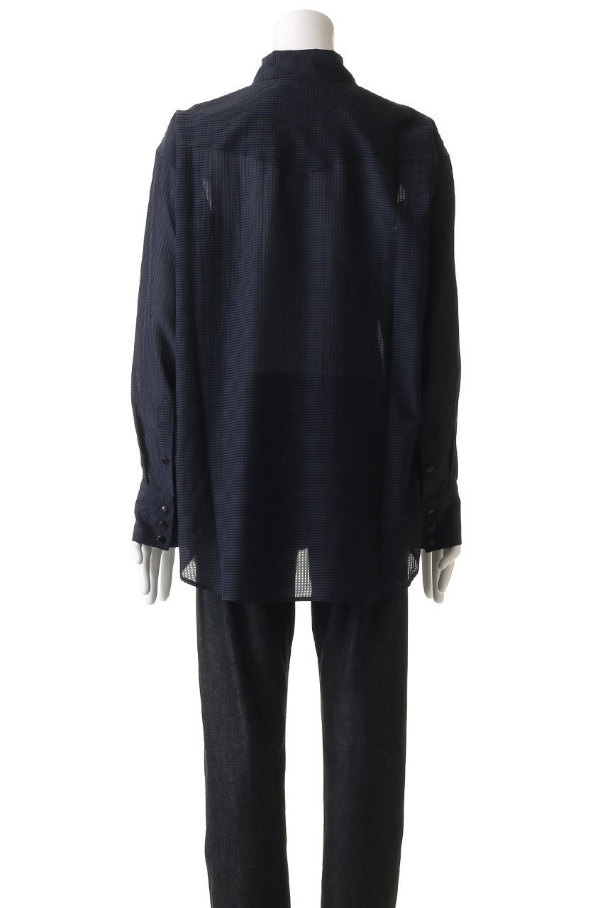 【セブン バイ セブン/SEVEN BY SEVEN / MEN】の【MEN】スマイルポケット シアーウエスタンシャツ 人気、トレンドファッション・服の通販 founy(ファニー) 　ファッション　Fashion　メンズファッション　Fashion for Men　インド　Indian Textile　インナー　Innerwear　ウエスタン　Western Style　スラックス　Slacks, Dress Pants　スリーブ　Sleeve, Long Sleeve / Short Sleeve　ドレープ　Drape, Draping Fabric　バランス　Balance, Style Balance　プリント　Print, Printed Pattern　ポケット　Pocket, Pocket Detail　ロング　Long, Long-Length　エレガント 上品　Elegant　other-4|ID: prp329100004515000 ipo3291000000035895280