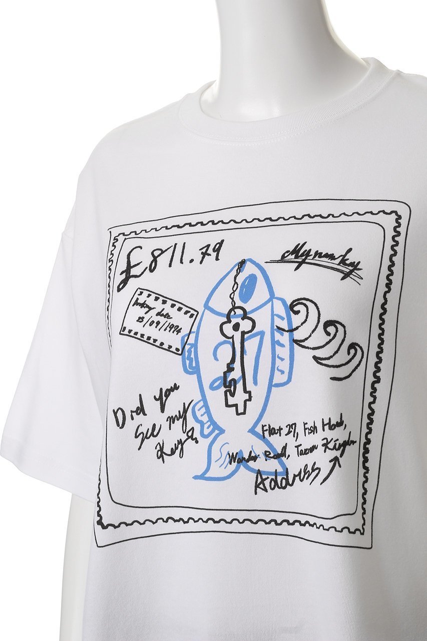 【エリオポール/heliopole】の【manipuri】プリント Tシャツ 人気、トレンドファッション・服の通販 founy(ファニー) ファッション Fashion レディースファッション Fashion for Women トップス・カットソー Cut & Sew Tops シャツ・ブラウス・オフィスカジュアル Elegant Blouses & Button-Ups ロングTシャツ・Tシャツ Longline T-Shirts & Tees カットソー・ベーシックTシャツ Cut-and-Sewn Tops / Stretch Tees & Basics イラスト Illustration ショート Short, Short Length スリーブ Sleeve, Long Sleeve / Short Sleeve トレンド Trend, Trending Now フォルム Silhouette, Form プリント Print, Printed Pattern other-5|ID: prp329100004515006 ipo3291000000036216401