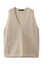 【ミズイロ インド/mizuiro ind】のwide V neck vest ベスト ivory|ID:prp329100004515019