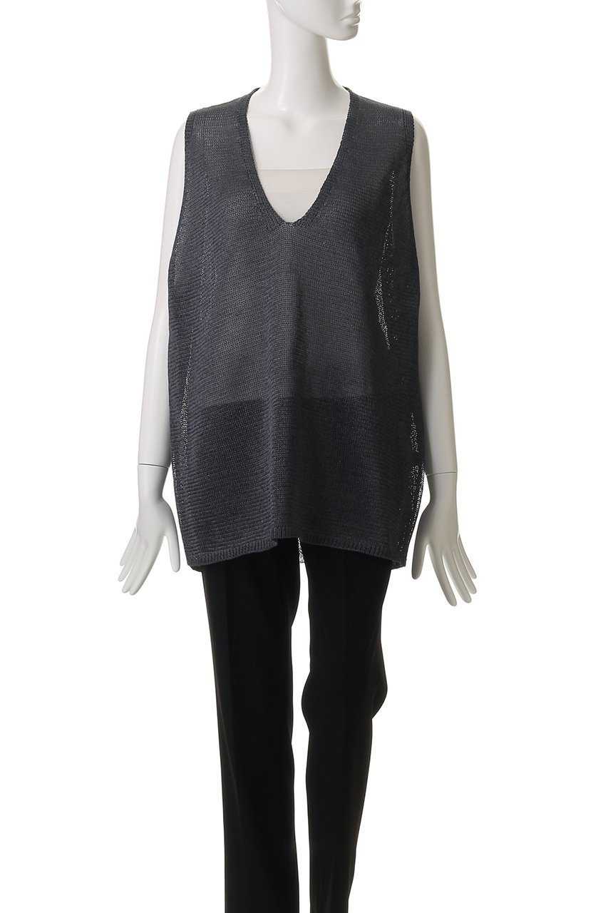 【ミズイロ インド/mizuiro ind】のwide V neck vest ベスト 人気、トレンドファッション・服の通販 founy(ファニー) 　ファッション　Fashion　レディースファッション　WOMEN　トップス・カットソー　Tops/Tshirt　ニット　Knit Tops　ベスト/ジレ　Gilets/Vests　プルオーバー　Pullover　インナー　Inner　デコルテ　Decolletage　ファブリック　Fabric　ベスト　Vest　ボトム　Bottom　夏　Summer　NEW・新作・新着・新入荷　New Arrivals　春　Spring　S/S・春夏　Ss・Spring/Summer　other-2|ID: prp329100004515019 ipo3291000000031900977