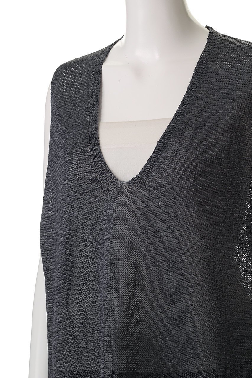 【ミズイロ インド/mizuiro ind】のwide V neck vest ベスト 人気、トレンドファッション・服の通販 founy(ファニー) 　ファッション　Fashion　レディースファッション　WOMEN　トップス・カットソー　Tops/Tshirt　ニット　Knit Tops　ベスト/ジレ　Gilets/Vests　プルオーバー　Pullover　インナー　Inner　デコルテ　Decolletage　ファブリック　Fabric　ベスト　Vest　ボトム　Bottom　夏　Summer　NEW・新作・新着・新入荷　New Arrivals　春　Spring　S/S・春夏　Ss・Spring/Summer　other-5|ID: prp329100004515019 ipo3291000000031900982