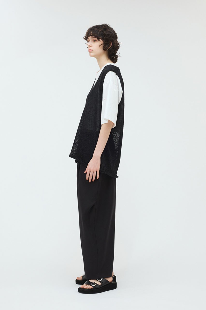 【ミズイロ インド/mizuiro ind】のwide V neck vest ベスト 人気、トレンドファッション・服の通販 founy(ファニー) 　ファッション　Fashion　レディースファッション　Ladies' Fashion Online　トップス・カットソー　Tops/Tshirt　ニット　Knit Tops　ベスト/ジレ　Gilets/Vests　プルオーバー　Pullover　インナー　Inner　デコルテ　Decolletage　ファブリック　Fabric　ベスト　Vest　ボトム　Bottom　夏　Summer　春　Spring　S/S・春夏　Ss・Spring/Summer　other-8|ID: prp329100004515019 ipo3291000000032049763