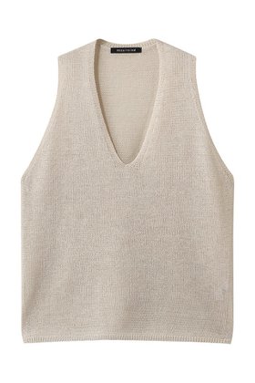 【ミズイロ インド/mizuiro ind】 wide V neck vest ベスト人気、トレンドファッション・服の通販 founy(ファニー) ファッション Fashion レディースファッション Fashion for Women トップス・カットソー Cut & Sew Tops ニット Knit Tops & Sweaters ベスト&ジレ / 重ね着スタイル Vests & Gilets カジュアルプルオーバー・ニットトップス Pullovers & Knit Tops / Casual Pullovers 2026年 2026 シンプル Simple, Minimal ベスト Vest, Waistcoat 夏 Summer 春 Spring S/S・春夏 SS, Spring/Summer, Warm Season |ID:prp329100004515019