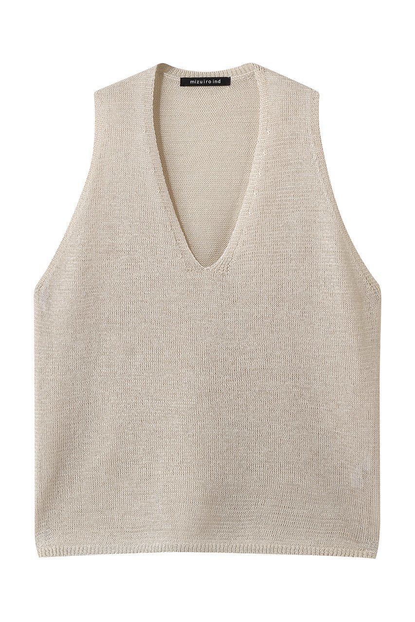 【ミズイロ インド/mizuiro ind】のwide V neck vest ベスト 人気、トレンドファッション・服の通販 founy(ファニー) 　ファッション　Fashion　レディースファッション　Fashion for Women　トップス・カットソー　Cut & Sew Tops　ニット　Knit Tops & Sweaters　ベスト&ジレ / 重ね着スタイル　Vests & Gilets　カジュアルプルオーバー・ニットトップス　Pullovers & Knit Tops / Casual Pullovers　2026年　2026　シンプル　Simple, Minimal　ベスト　Vest, Waistcoat　夏　Summer　春　Spring　S/S・春夏　SS, Spring/Summer, Warm Season　 other-1|ID: prp329100004515019 ipo3291000000035576431