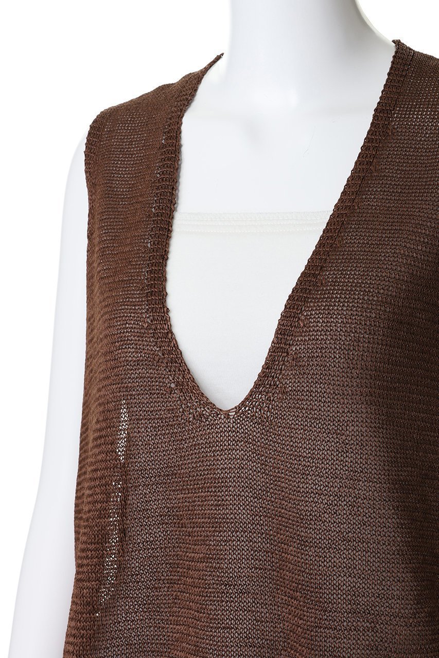 【ミズイロ インド/mizuiro ind】のwide V neck vest ベスト 人気、トレンドファッション・服の通販 founy(ファニー) 　ファッション　Fashion　レディースファッション　Fashion for Women　トップス・カットソー　Cut & Sew Tops　ニット　Knit Tops & Sweaters　ベスト&ジレ / 重ね着スタイル　Vests & Gilets　カジュアルプルオーバー・ニットトップス　Pullovers & Knit Tops / Casual Pullovers　2026年　2026　シンプル　Simple, Minimal　ベスト　Vest, Waistcoat　夏　Summer　春　Spring　S/S・春夏　SS, Spring/Summer, Warm Season　other-5|ID: prp329100004515019 ipo3291000000035576440