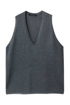 【ミズイロ インド/mizuiro ind】のwide V neck vest ベスト c.gray|ID: prp329100004515019 ipo3291000000035809090