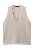 【ミズイロ インド/mizuiro ind】のwide V neck vest ベスト ivory|ID: prp329100004515019 ipo3291000000036163610