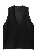 【ミズイロ インド/mizuiro ind】のwide V neck vest ベスト black|ID: prp329100004515019 ipo3291000000036163614