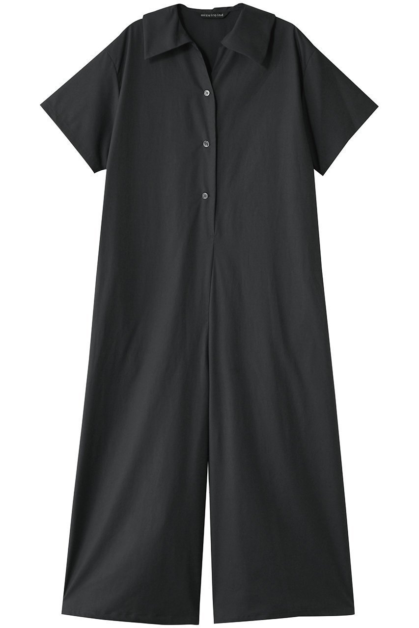 【ミズイロ インド/mizuiro ind】のwide collar cover all カバーオール インテリア・キッズ・メンズ・レディースファッション・服の通販 founy(ファニー) 　ファッション　Fashion　レディースファッション　Ladies' Fashion Online　パンツ　Pants　シューズ　Shoes　シンプル　Simple　ビッグ　Big　エレガント 上品　Elegant　c.gray|ID: prp329100004515021 ipo3291000000032124874