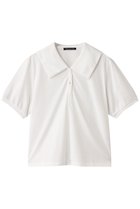 【ミズイロ インド/mizuiro ind】のwide collar polo shirt シャツ off white|ID:prp329100004515024