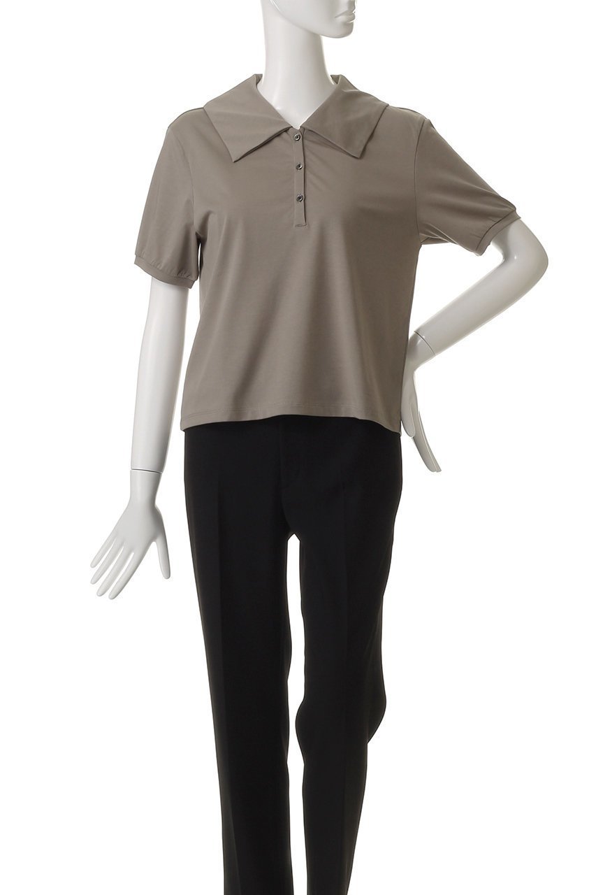【ミズイロ インド/mizuiro ind】のwide collar polo shirt シャツ 人気、トレンドファッション・服の通販 founy(ファニー) 　ファッション　Fashion　レディースファッション　WOMEN　トップス・カットソー　Tops/Tshirt　シャツ/ブラウス　Shirts/Blouses　ポロシャツ　Polo Shirts　コンパクト　Compact　シンプル　Simple　スリーブ　Sleeve　トレンド　Trend　ハーフ　Half　ビッグ　Big　ボトム　Bottom　ポロシャツ　Polo Shirt　ワイド　Wide　夏　Summer　NEW・新作・新着・新入荷　New Arrivals　春　Spring　S/S・春夏　Ss・Spring/Summer　other-2|ID: prp329100004515024 ipo3291000000031901011