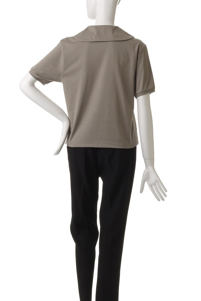 【ミズイロ インド/mizuiro ind】のwide collar polo shirt シャツ 人気、トレンドファッション・服の通販 founy(ファニー) 　ファッション　Fashion　レディースファッション　WOMEN　トップス・カットソー　Tops/Tshirt　シャツ/ブラウス　Shirts/Blouses　ポロシャツ　Polo Shirts　コンパクト　Compact　シンプル　Simple　スリーブ　Sleeve　トレンド　Trend　ハーフ　Half　ビッグ　Big　ボトム　Bottom　ポロシャツ　Polo Shirt　ワイド　Wide　夏　Summer　NEW・新作・新着・新入荷　New Arrivals　春　Spring　S/S・春夏　Ss・Spring/Summer　other-4|ID: prp329100004515024 ipo3291000000031901016
