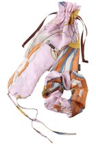 【マニプリ/manipuri】の巾着付きシュシュ&アイマスクセット オレンジ(バルーン)B|ID:prp329100004515028