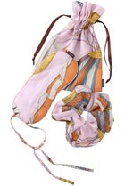 【マニプリ/manipuri】の巾着付きシュシュ&アイマスクセット オレンジ(バルーン)D|ID:prp329100004515028