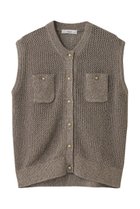 【エブール/ebure】の【5/9 0:00販売開始】ボタニカルダイメッシュニット スリーブレスカーディガン 人気、トレンドファッション・服の通販 founy(ファニー) ファッション Fashion レディースファッション WOMEN トップス・カットソー Tops/Tshirt ニット Knit Tops カーディガン Cardigans カーディガン Cardigan タンク Tank フラワー Flower ポケット Pocket thumbnail ブラウン|ID: prp329100004516104 ipo3291000000031913890