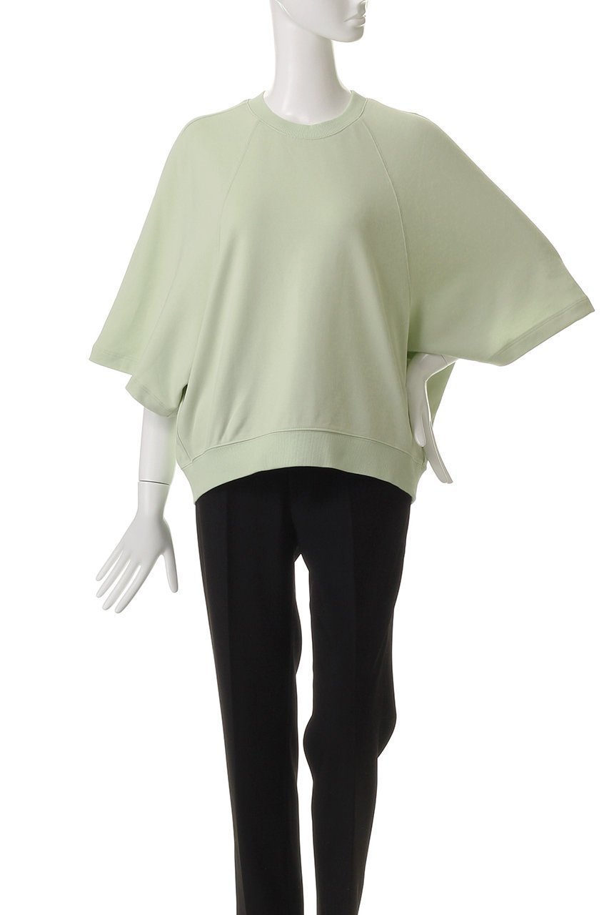 【エブール/ebure】のライトミニ裏毛 ボリュームスリーブカットソー 人気、トレンドファッション・服の通販 founy(ファニー) 　ファッション　Fashion　レディースファッション　Fashion for Women　トップス・カットソー　Cut & Sew Tops　シャツ・ブラウス・オフィスカジュアル　Elegant Blouses & Button-Ups　ロングTシャツ・Tシャツ　Longline T-Shirts & Tees　カットソー・ベーシックTシャツ　Cut-and-Sewn Tops / Stretch Tees & Basics　ボリューム袖・フリルスリーブブラウス　Voluminous & Ruffle Sleeves / Puffy Sleeve Tops　カットソー　Cut and Sewn Top　ショート　Short, Short Length　シンプル　Simple, Minimal　スリーブ　Sleeve, Long Sleeve / Short Sleeve　パターン　Pattern, Design Print　other-2|ID: prp329100004516109 ipo3291000000032809209