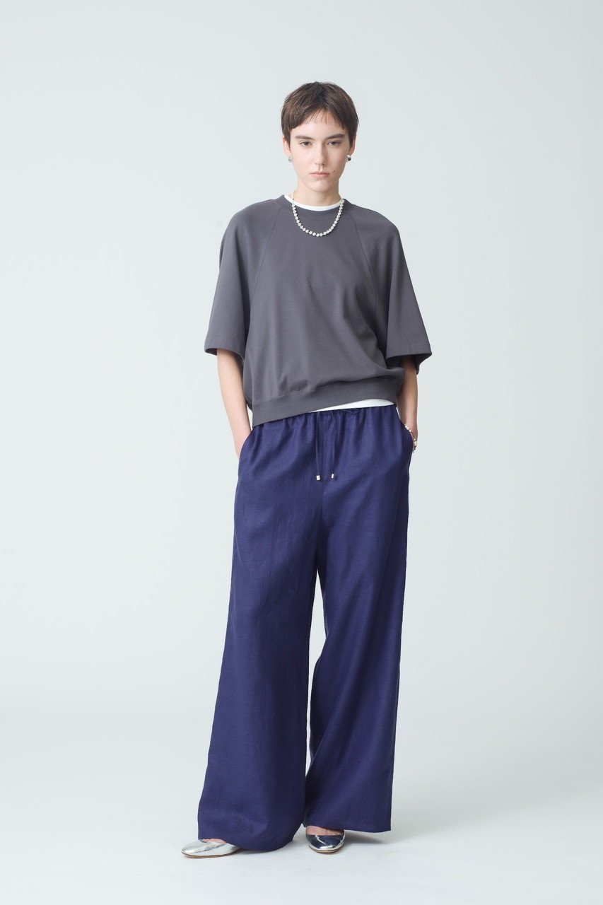 【エブール/ebure】のライトミニ裏毛 ボリュームスリーブカットソー 人気、トレンドファッション・服の通販 founy(ファニー) 　ファッション　Fashion　レディースファッション　Fashion for Women　トップス・カットソー　Cut & Sew Tops　シャツ・ブラウス・オフィスカジュアル　Elegant Blouses & Button-Ups　ロングTシャツ・Tシャツ　Longline T-Shirts & Tees　カットソー・ベーシックTシャツ　Cut-and-Sewn Tops / Stretch Tees & Basics　ボリューム袖・フリルスリーブブラウス　Voluminous & Ruffle Sleeves / Puffy Sleeve Tops　カットソー　Cut and Sewn Top　ショート　Short, Short Length　シンプル　Simple, Minimal　スリーブ　Sleeve, Long Sleeve / Short Sleeve　パターン　Pattern, Design Print　other-6|ID: prp329100004516109 ipo3291000000032809213