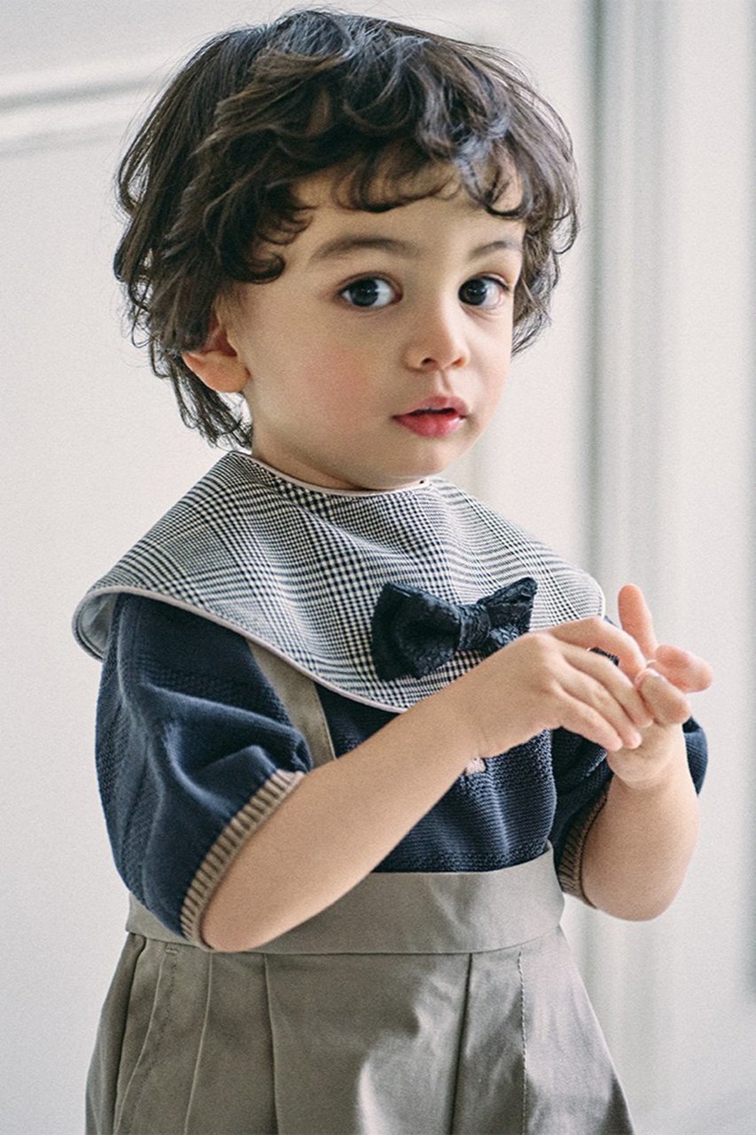 【マールマール/MARLMARL / KIDS】の【BABY】dolce black check black check F 人気、トレンドファッション・服の通販 founy(ファニー) 　ファッション　Fashion　キッズファッション　Fashion for Kids　おすすめ　Recommended / Our Picks　ギフト プレゼント　Gift / Present　クール　Cool, Chic　チェック　Check, Plaid, Tartan　パーティ　Party, Party Style　フォーマル　Formal, Dressy　レース　Lace, Lace Fabric　再入荷　Restock / Back in Stock　other-7|ID: prp329100004516124 ipo3291000000034584176