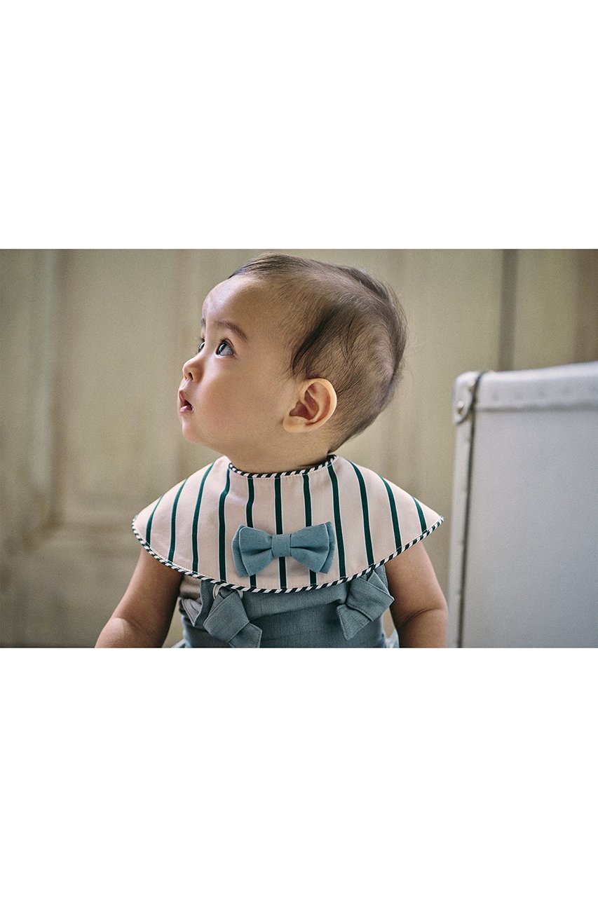 【マールマール/MARLMARL / KIDS】の【BABY】dolce green stripe green stripe F 人気、トレンドファッション・服の通販 founy(ファニー) ファッション Fashion キッズファッション Fashion for Kids おすすめ Recommended / Our Picks ギフト プレゼント Gift / Present シルバー Silver, Metallic Silver ストライプ Stripe, Striped Pattern パイピング Piping, Trim Design パーティ Party, Party Style フォーマル Formal, Dressy ワンポイント One Point, Statement Accent エレガント 上品 Elegant 再入荷 Restock / Back in Stock other-5|ID: prp329100004516126 ipo3291000000034584182