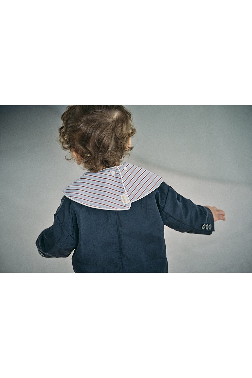 【マールマール/MARLMARL / KIDS】の【Baby】dolce blue stripe 人気、トレンドファッション・服の通販 founy(ファニー) 　ファッション　Fashion　キッズファッション　Fashion for Kids　おすすめ　Recommended / Our Picks　なめらか　Smooth, Silky Texture　オケージョン　Occasion Wear　ギフト プレゼント　Gift / Present　ストライプ　Stripe, Striped Pattern　パイピング　Piping, Trim Design　パーティ　Party, Party Style　フォーマル　Formal, Dressy　ボーダー　Border, Stripe　エレガント 上品　Elegant　other-6|ID: prp329100004516127 ipo3291000000032703258